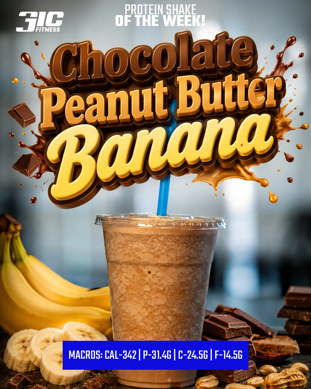 310 Fitness & Nutrition: 310 Chocolate Peanut Butter Banana Shake Final.Webp