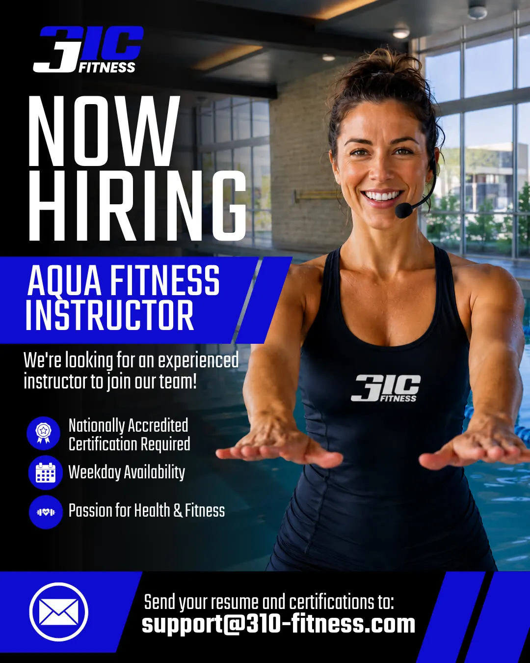 310 Fitness & Nutrition: 310 Fitness Aqua Fitness Instructor Post1.Webp