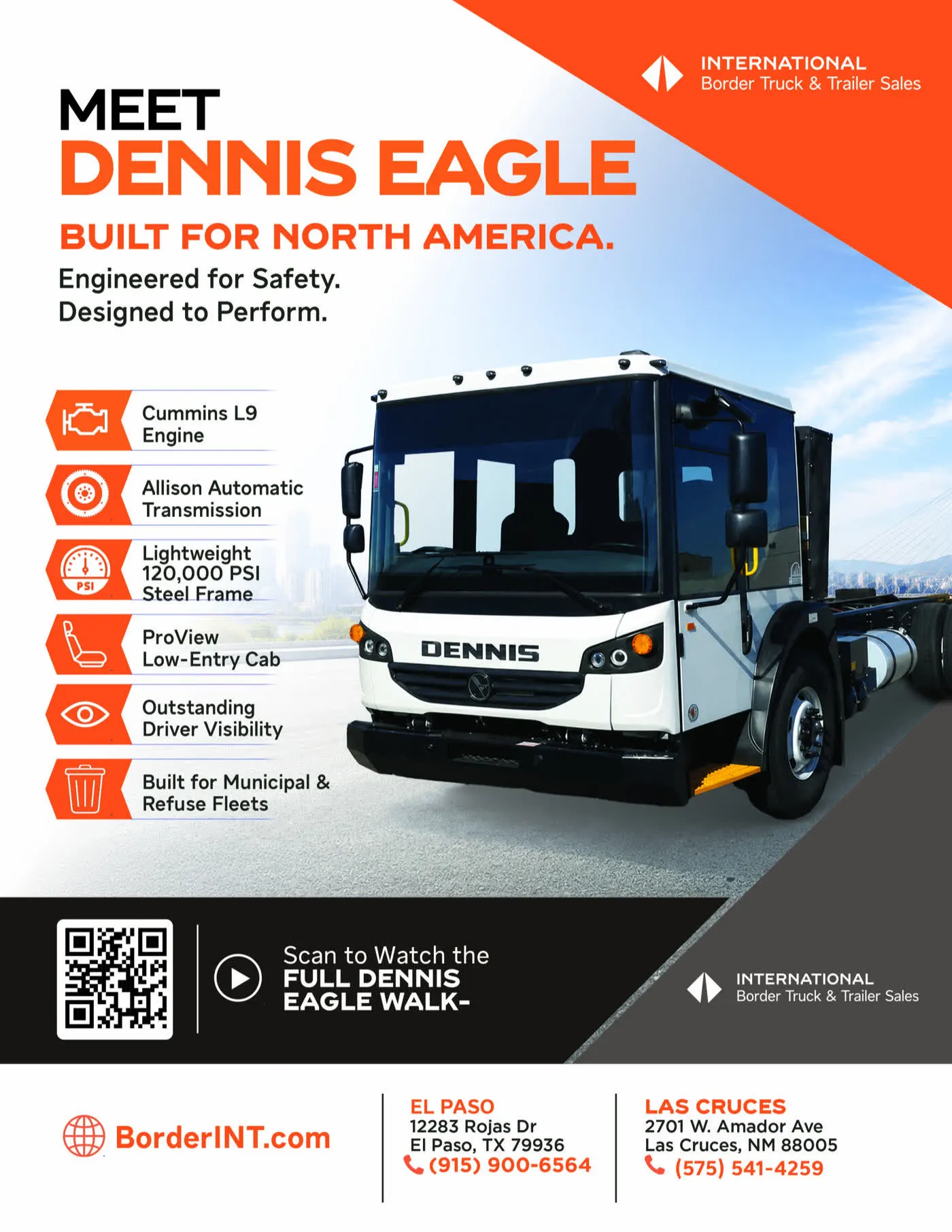 Border International: Dennis Eagle Flyer Borderinternational.Webp
