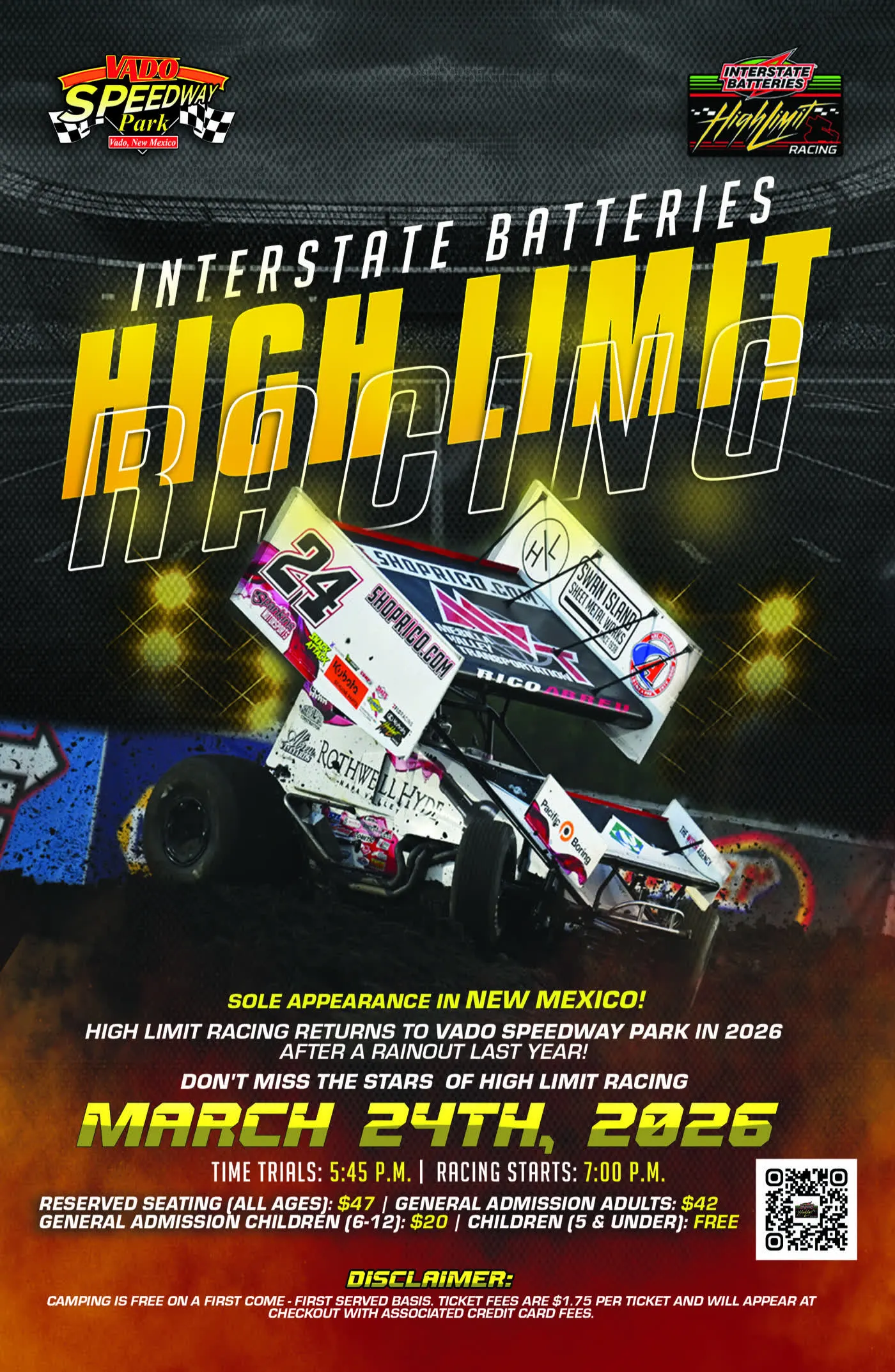 Vado Speedway · Race Season Creative · piece 1